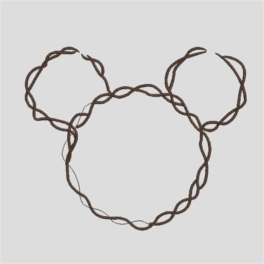 Fall Mickey Mouse Embroidery Design: Autumn Leaves, Thanksgiving Stitch (digital File) - Etsy