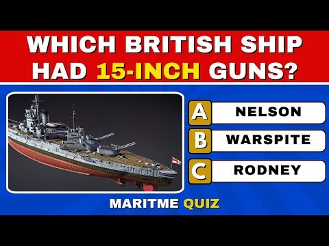 World War 1 and 2 Famous Liners and Naval Tech | Maritime History Quiz