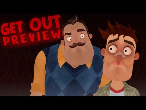 GET OUT - DAGames HELLO NEIGHBOR SONG ANIMATED EARLY WORK IN PROGRESS PREVIEW.
