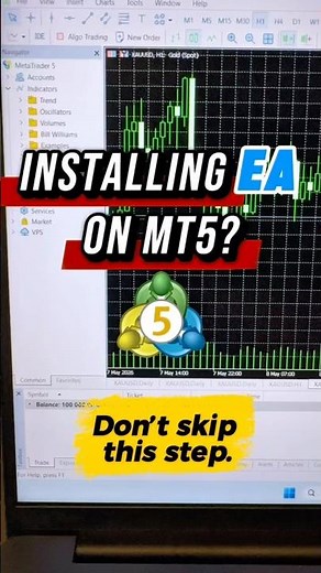 Installing EA on MT5 #ea #trading #forex