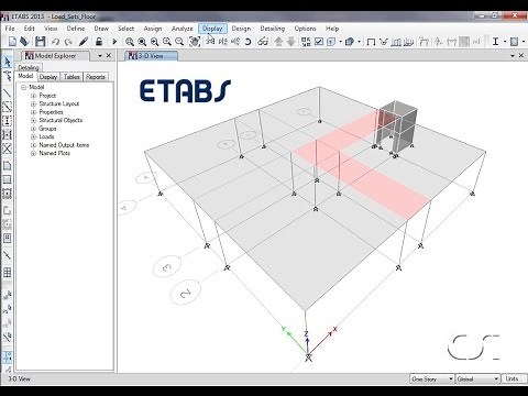 ETABS - 12 Occupancy Loads using Shell Uniform Load Sets: Watch & Learn