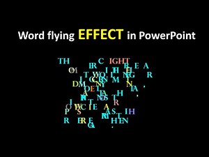 Tutorial: How to Morph Text in PowerPoint💥⚡💥⚡💥