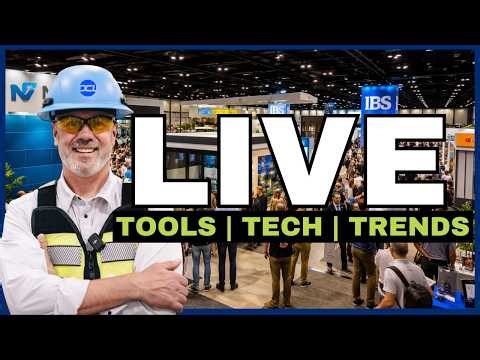 LIVE Tour of NAHB International Builders Show - Cool New Products + Construction Tech for Builders