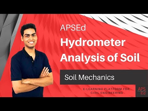 Hydrometer Method for Sedimentation Analysis | Soil Mechanics | APSEd