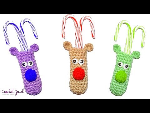 How To Crochet Reindeer Amigurumi Tutorial | Crochet Reindeer DIY