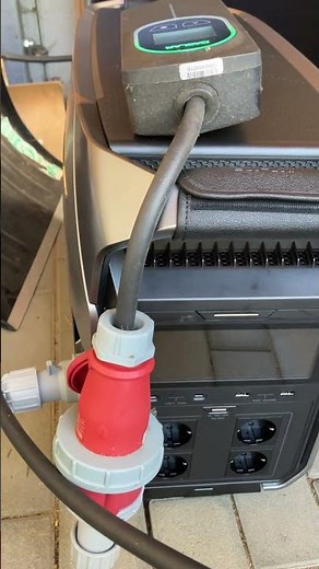 EcoFlow DELTA Pro3 - mit CEE blau 3,6kW Anschluss sogar ein Elektroauto laden #ecoflowdeltapro3