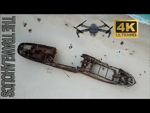 Zakynthos Shipwreck Beach Greece 🇬🇷Drone