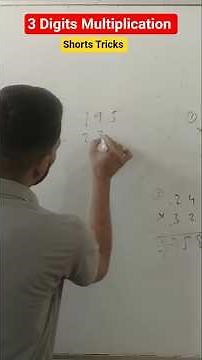 🧠Math Trick: Multiply 3 Digit Numbers in Seconds | Fast Calculation Tips 🔥#shorts #vedicmaths #viral