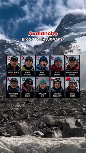 Missing Climbers Broad Peak Avalanche, Nirmal Purja, Nimsdai, Yukta GurungNim #sadnews #broadpeak