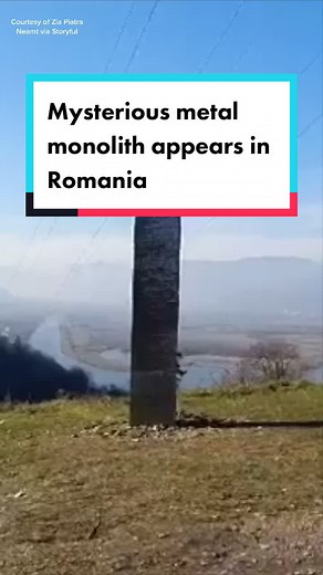 Mysterious Metal Monolith Appears: Alien Encounter in Romania?