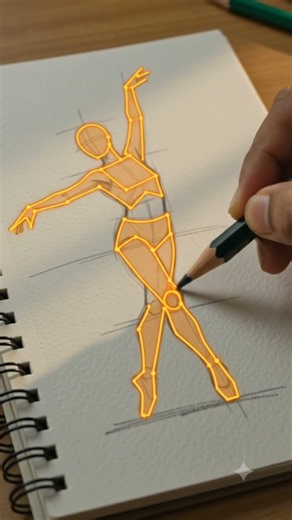 Why Your Drawings Look Stiff? (Art Tutorial) 🎨 | Easy Gesture Drawing Tip
