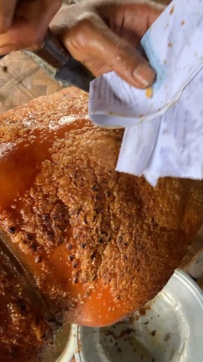 Slicing Pork: A Close-Up Culinary Experience