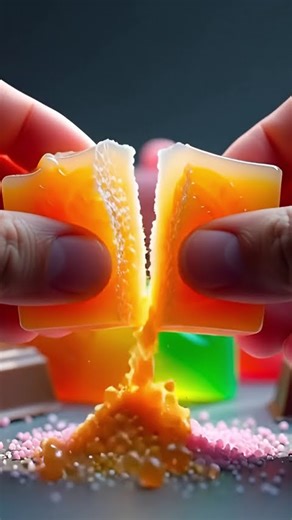 Pastel Forbidden Snack ASMR ✨ Ultra Satisfying Candy-Look Cutting! #asmr #shorts