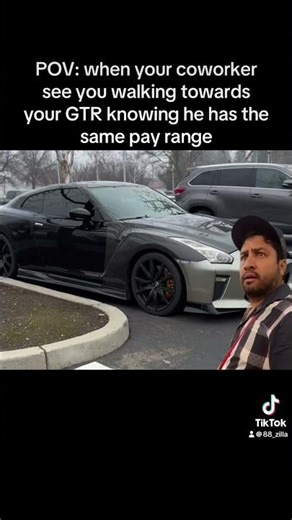 POV when your coworker sees you walk towards your #GTR knowing he has the same pay #godzilla #work