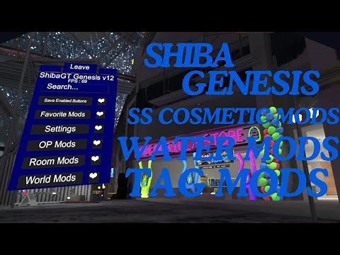 THIS IS ONE OF THE BEST PAID MENUS EVER (shiba genesis) Gorilla tag mod menu showcase