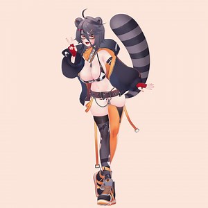 Snuffy 3D Anime VTuber Model , Yoolie