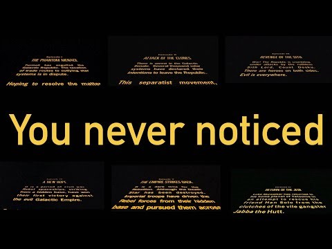 Hidden Detail in THIS Star Wars Opening Crawl….