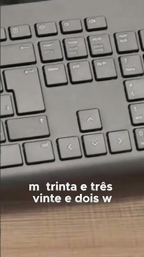 TECLADO E MOUSE SEM FIO DELL Conheça o kit Del K M 3322 W#shorts