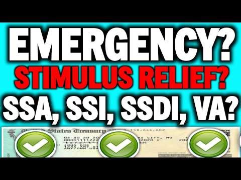 EMERGENCY STIMULUS RELIEF PAYMENT UPDATE FOR ALL SSI SSDI VA BENEFICIARIES?