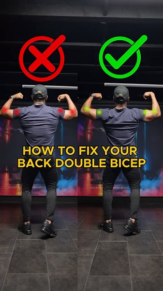 Master the Back Double Bicep Pose with Simple Steps
