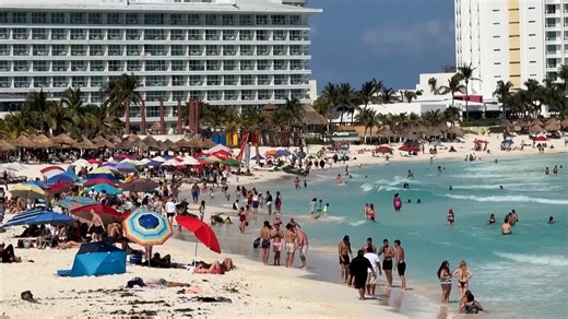 Spring breakers ditch classic US getaways for Cancun's ultimate boozy loophole