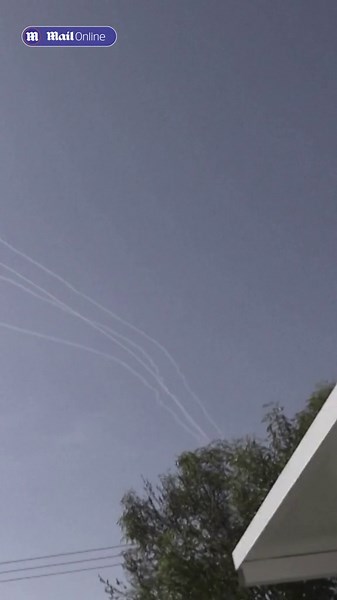 Israeli helicopters intercept rocket barrage over northern town