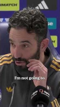 Ruben Amorim came out with a strong press conference following Man United’s draw against Leeds 😳