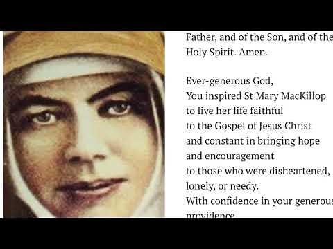 Novena Prayer To Saint Mary Mackillop