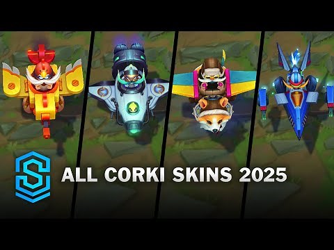 All Corki Skins Spotlight 2025