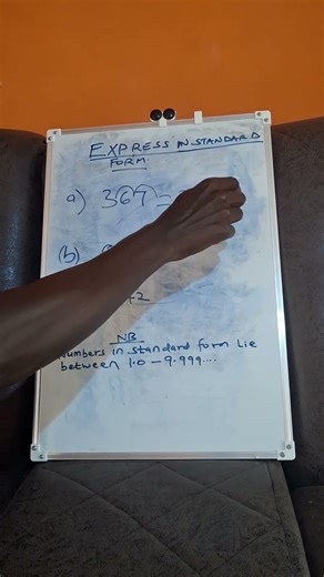 standard form of numbers