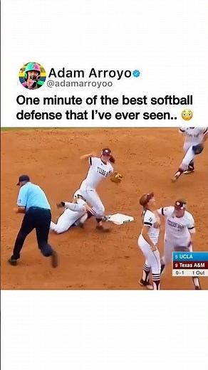 Best Softball Defense?! 😳