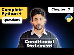 Python if , elif , else Conditional Statements | day 7 | python full course