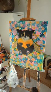 118K views · 5.7K reactions | Little angry bumble cat | ArtbyIngrida | Facebook