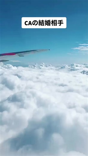 CAの結婚相手は意外にも… #ca #結婚相手 #社内恋愛