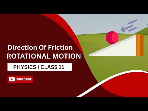 Rotational Motion | Direction Of Friction | Important Topic | Physics | Class 11 | AASOKA