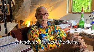 2.6K views · 288 reactions | Hello, my friends, Thank you for joining us today. For today's video, my assistant wanted to talk to me about friendship and being thoughtful, two important qualities I hold dear. You know, caring is my medical practice, and I just want to say again that you can choose to be happy. In peace, Patch Adams, MD PO BOX 307, URBANA, IL 61803 www.patchadams.org | Patch Adams | Facebook