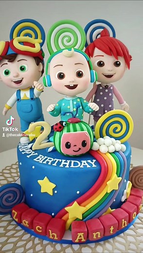 4.6K views · 14 reactions | Cocomelon Cake with JJ, Yoyo and Tomtom! We customize cakes for all occasions! Message us for inquiries  #ccomelon #cake #cebucakes #cebu | The Cakerie Cebu | Facebook