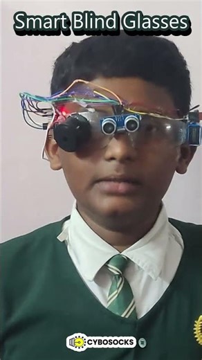 How to make Smart Blind Glasses using Ultra Sonic Sensor, Buzzer and Arduino Nano #arduino