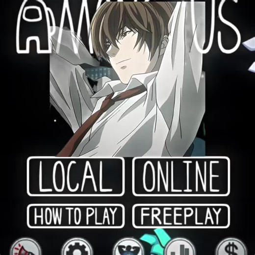 I don’t even know what I just made but this is among us death note..secret near edit. First post 🔥 || 🏷️ #deathnote #Meme #amongus #animefyp #lightyagami