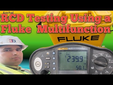 RCD Testing Using a Fluke Multifunction Tester How to use RCCB testing Kitt