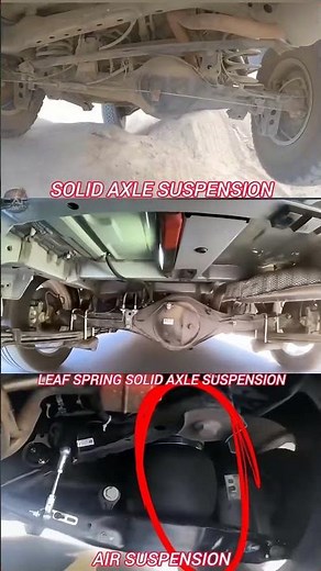 Solid Axle vs Leaf Spring vs Air Suspension