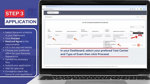 105K views · 932 reactions | EXAMINATION ADVISORY!! Video on the CSC Online Civil Service Examination Application System (OCSEAS). | CSC Regional Office X | Facebook
