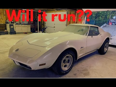 We bought a 1973 Corvette Stingray that hasn’t moved in 20 Years!