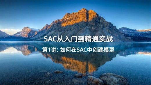 第1讲: 如何在SAC中创建模型
