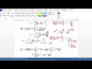 Laplace transform 1