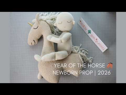 Making a Horse Prop for Newborn Photos 🐴 Year of the Fire Horse 2026 | Behind the Scenes