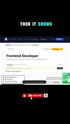 Stop Feeling Lost! This Free Website Maps Out Your Tech Career 🗺️✨|#website #roadmap #ai #coder