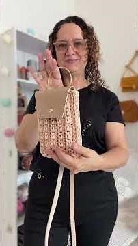 Crochet Phone Mini Bag #crochetbags #crochet