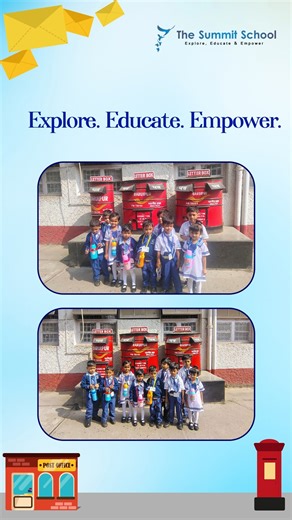 The Summit School on Instagram: "A simple visit, a powerful lesson. Our students explored how letters travel, met the people behind the process, and learned the value of communication in the real world. Hands-on experiences like this build curiosity, confidence, and lifelong learning. #LearningBeyondClassrooms #PostOfficeVisit #ExperientialLearning #SchoolActivities #TheSummitSchool #RealWorldLearning #YoungExplorers #HandsOnEducation #LearningJourney #CuriousMinds #StudentExperiences #FieldTrip