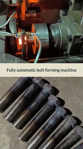 Fully automatic bolt forming machine